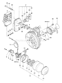 Page D Diagram and Parts List for TMS-450  Tanaka Leaf Blower / Vacuum