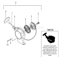 Part Location Diagram of 7850706020 Tanaka Handle-Starter