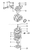 Page A Diagram and Parts List for TPE-250PF  Tanaka Edger