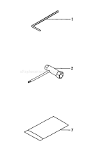 Page H Diagram and Parts List for TPE-250  Tanaka Edger
