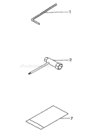 Page J Diagram and Parts List for TPE-2510  Tanaka Edger