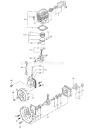 Page C Diagram and Parts List for TPE-2510  Tanaka Edger