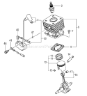 Page D Diagram and Parts List for TPE-260PF  Tanaka Edger