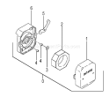 Page A Diagram and Parts List for TPH-2501  Tanaka Hedge Trimmer