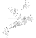 Page C Diagram and Parts List for TPH-250PF  Tanaka Hedge Trimmer