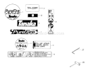 Page F Diagram and Parts List for TPH-250PF  Tanaka Hedge Trimmer