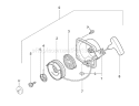Page K Diagram and Parts List for TPH-260PF  Tanaka Hedge Trimmer
