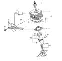 Page E Diagram and Parts List for TPH-260PF  Tanaka Hedge Trimmer