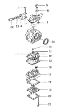 Page A Diagram and Parts List for TPH-270PF  Tanaka Hedge Trimmer