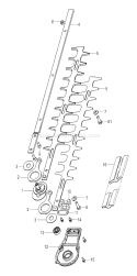 Page B Diagram and Parts List for TPH-270PF  Tanaka Hedge Trimmer