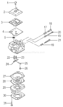 Part Location Diagram of 6685215 Metabo HPT Needle Valve