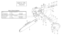 Page M Diagram and Parts List for TPS-2501  Tanaka Pole Saw