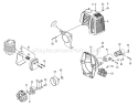 Page E Diagram and Parts List for TPS-2501  Tanaka Pole Saw