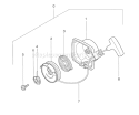 Page K Diagram and Parts List for TPS-250PN  Tanaka Pole Saw