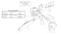 Page M Diagram and Parts List for TPS-250PN  Tanaka Pole Saw