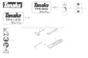 Page O Diagram and Parts List for TPS-250PN  Tanaka Pole Saw