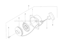 Page K Diagram and Parts List for TPS-2510  Tanaka Pole Saw