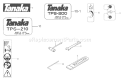 Page O Diagram and Parts List for TPS-2510  Tanaka Pole Saw