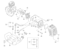 Page H Diagram and Parts List for TPS-2510  Tanaka Pole Saw