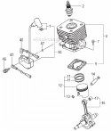 Page A Diagram and Parts List for TPS-260PF  Tanaka Pole Saw