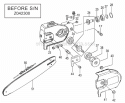 Page J Diagram and Parts List for TPS-260PF  Tanaka Pole Saw
