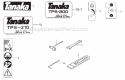 Page M Diagram and Parts List for TPS-260PF  Tanaka Pole Saw
