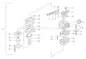Page B Diagram and Parts List for TS-720 RC-210E Tanaka Tiller