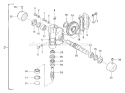 Page G Diagram and Parts List for TS-720 RC-210E Tanaka Tiller