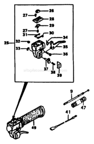 Page F Diagram and Parts List for WET P211650 & Lower Tanaka Engine