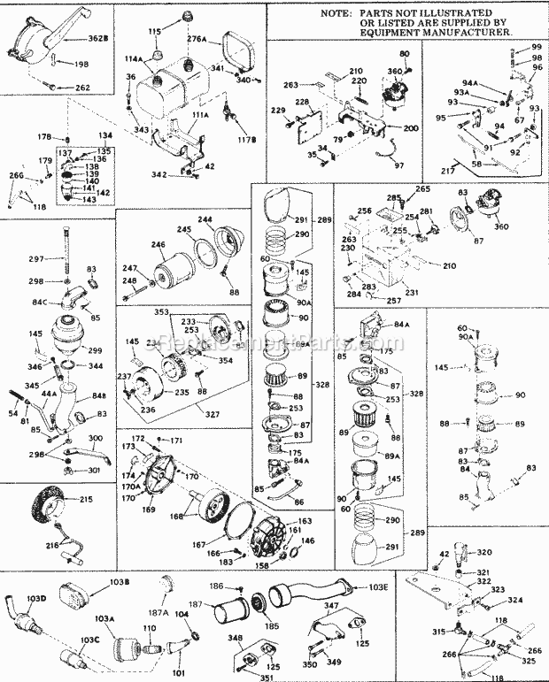 Engine Parts List #2 Diagram and Parts List for HH50-95029D  Tecumseh Engine