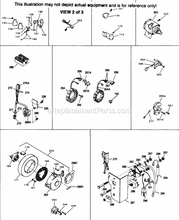 Engine Parts List #2 Diagram and Parts List for HH80-110102D  Tecumseh Engine