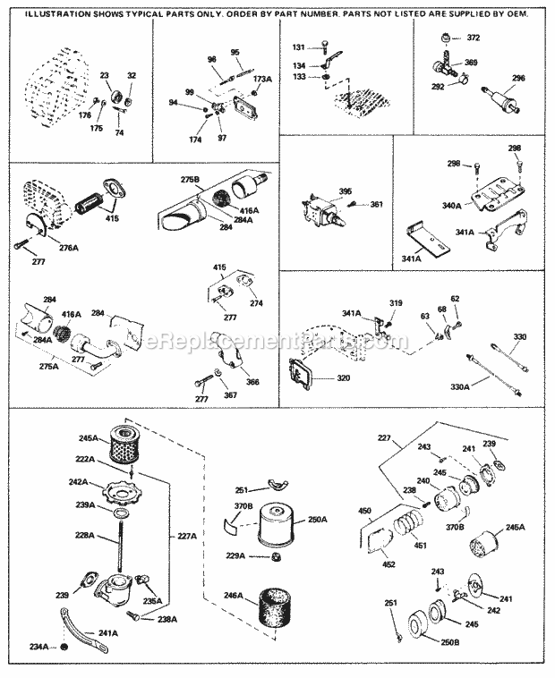 Engine Parts List #2 Diagram and Parts List for HM80-155215F  Tecumseh Engine