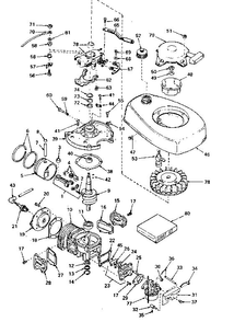 Part Location Diagram of 510297B Tecumseh Gasket Set