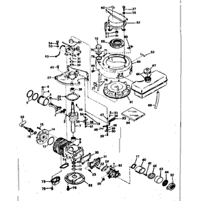 Replacement Parts Diagram and Parts List for TYPE650-18A  Tecumseh Engine