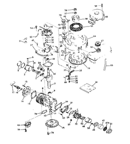 Part Location Diagram of 290460 Tecumseh Crankshaft