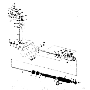 Twist Grip Assembly Diagram and Parts List for TYPE381  Tecumseh Engine