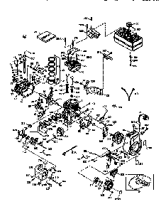 Engine 143.971001 (71, 143) Diagram and Parts List for 971001  Tecumseh Engine