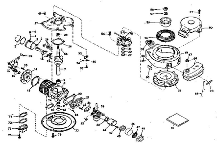 Part Location Diagram of 310247 Tecumseh Connecting rod