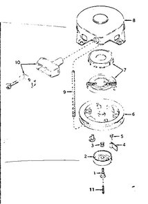 Part Location Diagram of 693509 Tecumseh Owner's manual