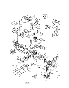 Part Location Diagram of 913300B Tecumseh Engine