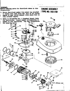 Part Location Diagram of 631724 Tecumseh Carburetor