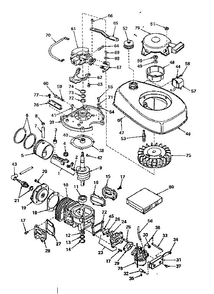 Part Location Diagram of 610851 Tecumseh Magneto