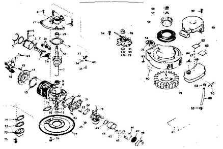 Part Location Diagram of 290466 Tecumseh Crankshaft