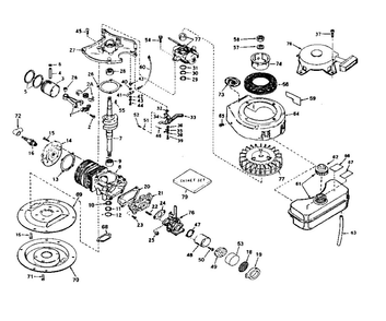 Part Location Diagram of 290471 Tecumseh Crankshaft