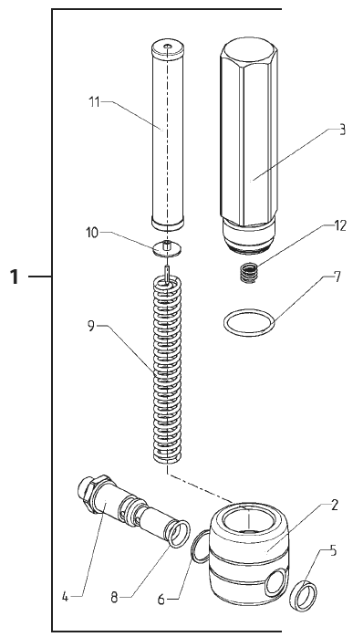 Elite 3000 High Pressure Filter Assembly Diagram and Parts List for 3000  Titan Paint Sprayer