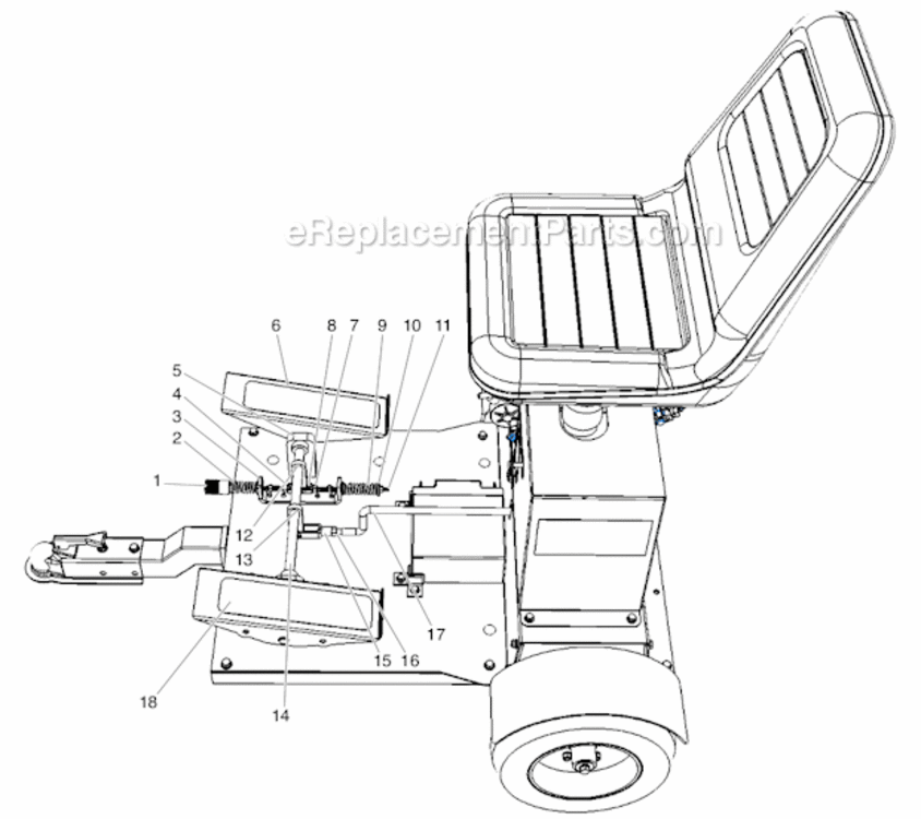 Motor Assembly Diagram and Parts List for SPEEFLO PowrDriver Titan Paint Sprayer
