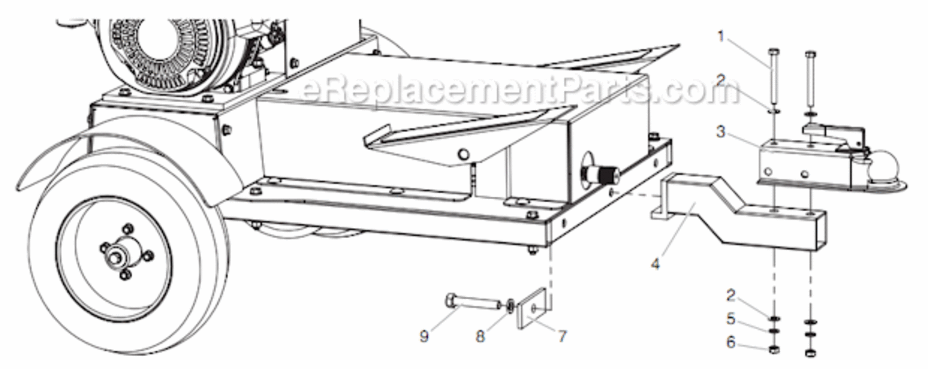 Transmission Diagram and Parts List for SPEEFLO PowrDriver Titan Paint Sprayer