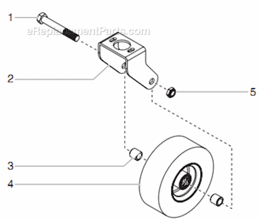 Cart Assembly Diagram and Parts List for 6950 0290010 Titan Paint Sprayer