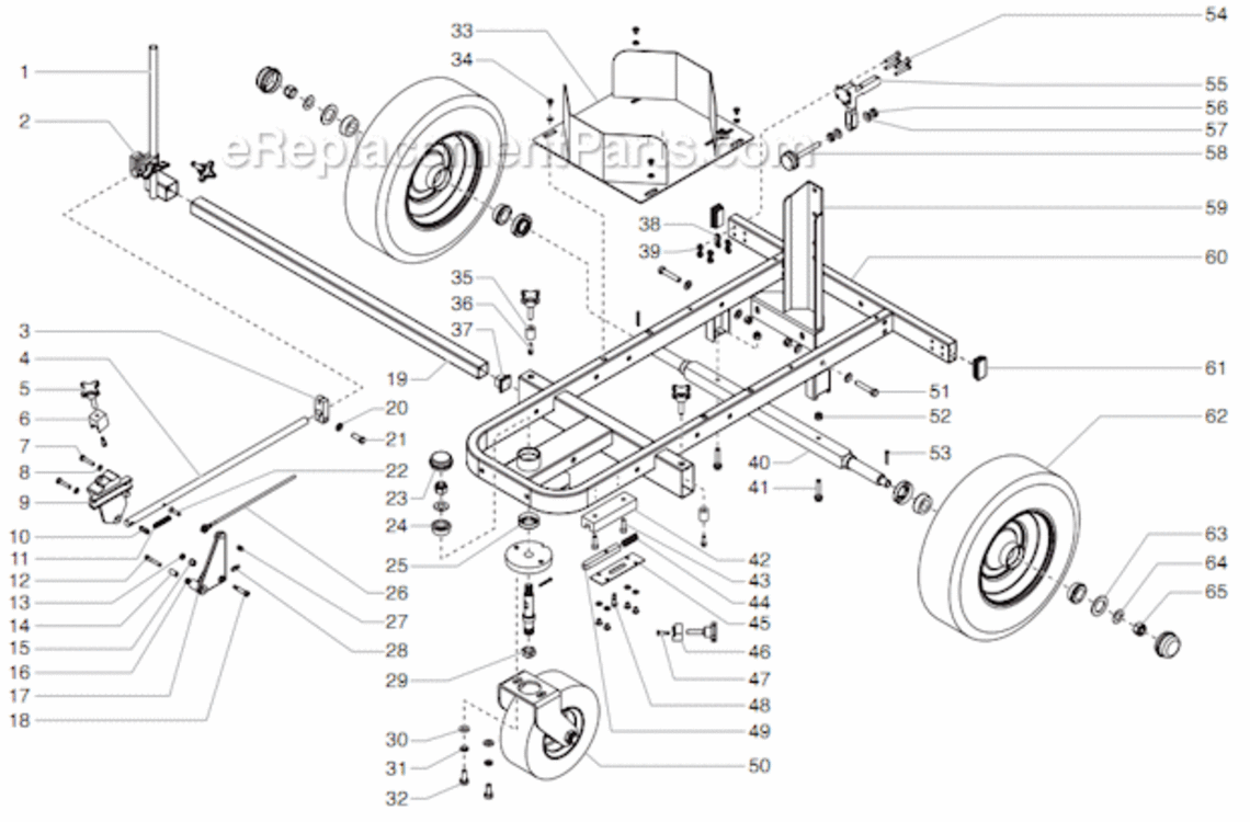 Page I Diagram and Parts List for 6950 0290010 Titan Paint Sprayer