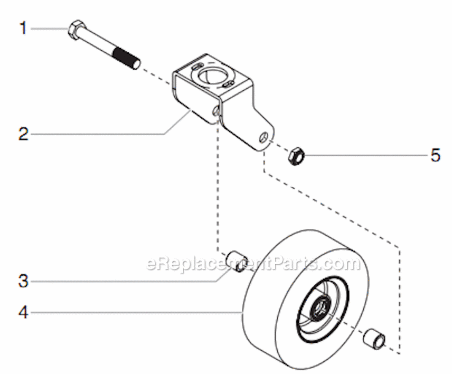 Cart Assembly Diagram and Parts List for 8950 0290011 Titan Paint Sprayer